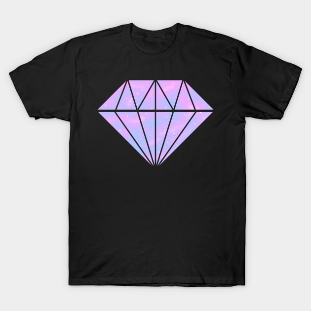 Pastel Cotton Candy Diamond T-Shirt by TotalGeekage